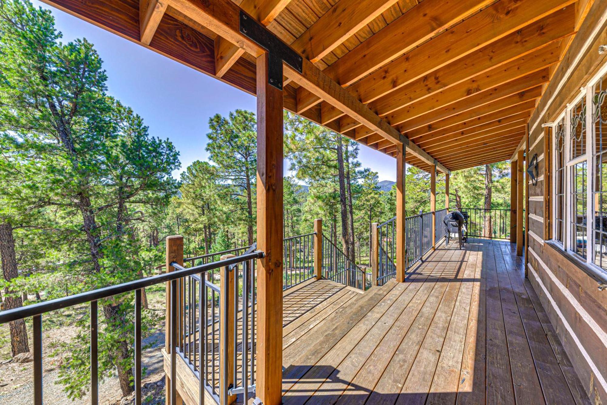 Scenic Ruidoso Escape With Hot Tub And Mountain View! Villa Exterior photo