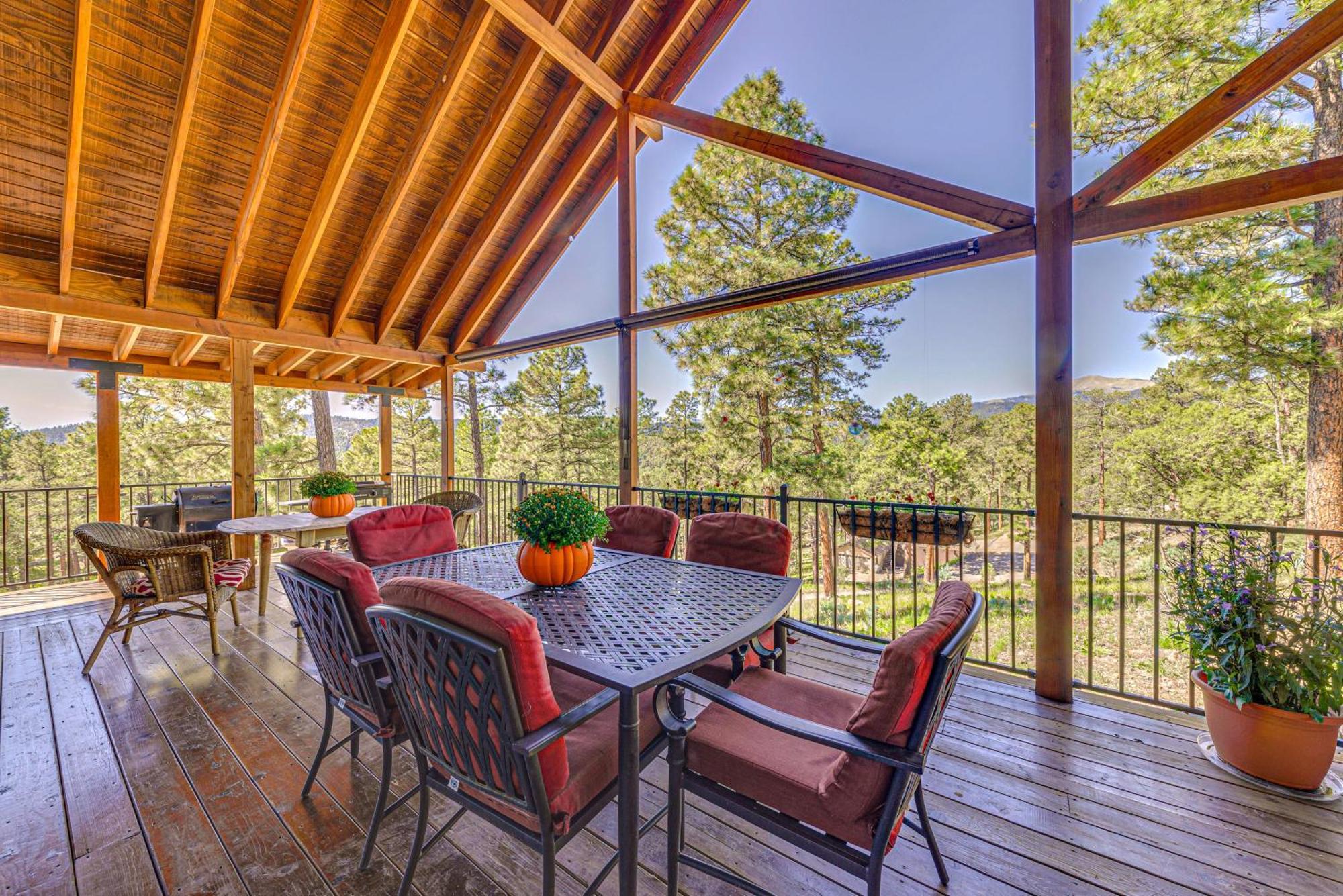 Scenic Ruidoso Escape With Hot Tub And Mountain View! Villa Exterior photo