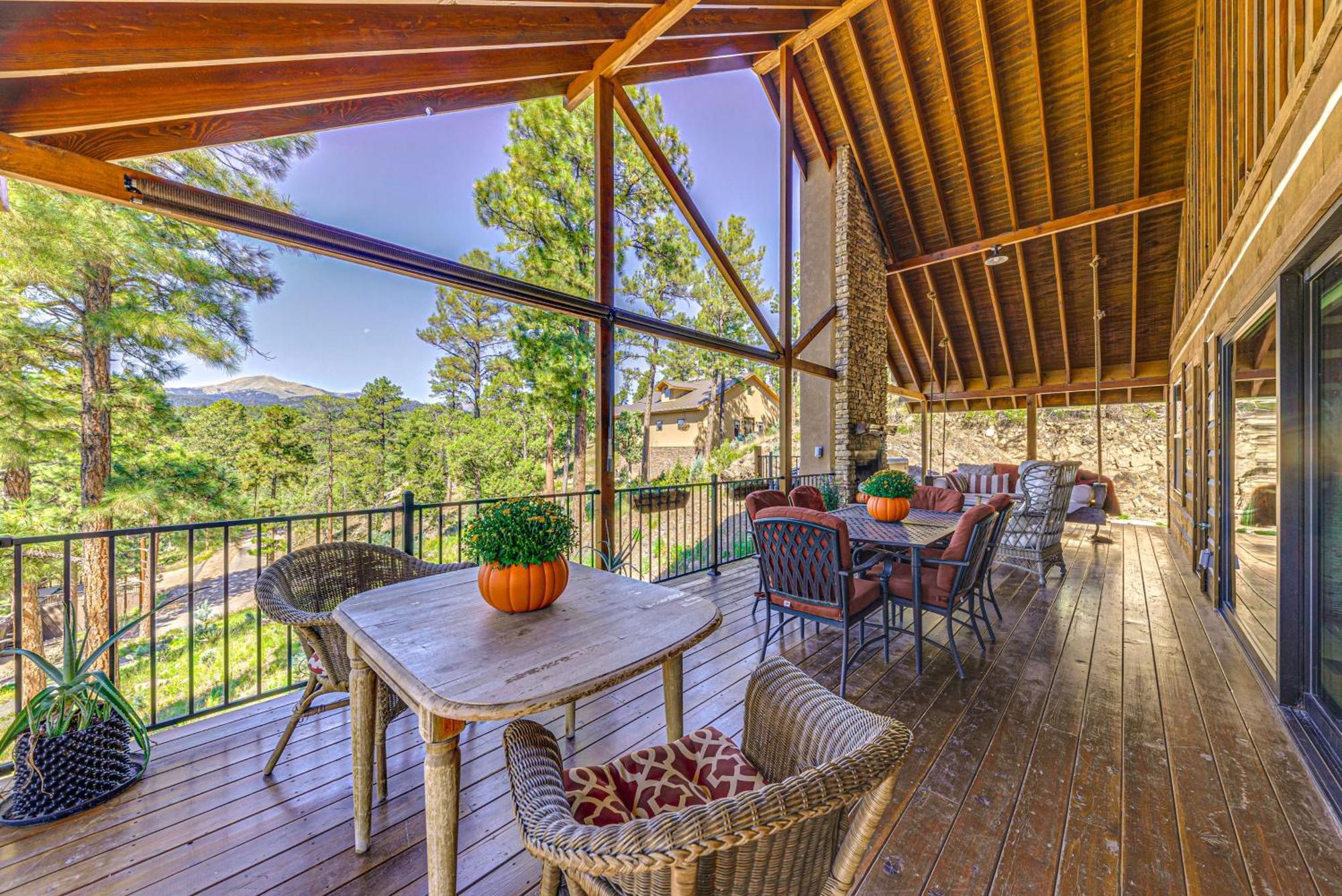 Scenic Ruidoso Escape With Hot Tub And Mountain View! Villa Exterior photo